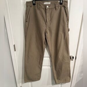 PacSun Men's Olive Baggy Fit Cargo Pants